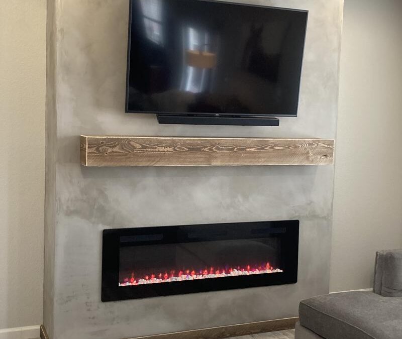 Fireplace installation