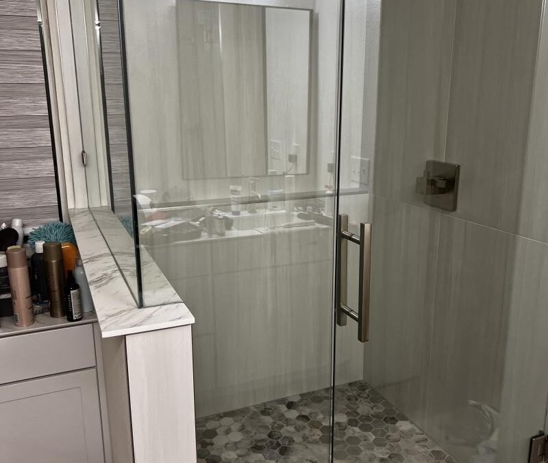 New bathroom construction
